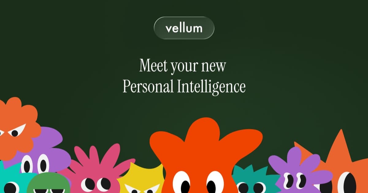 Vellum personal intelligence product artwork